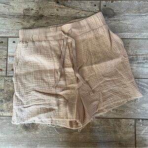 Carly Jean Los Angeles High Waist Gauze Shorts